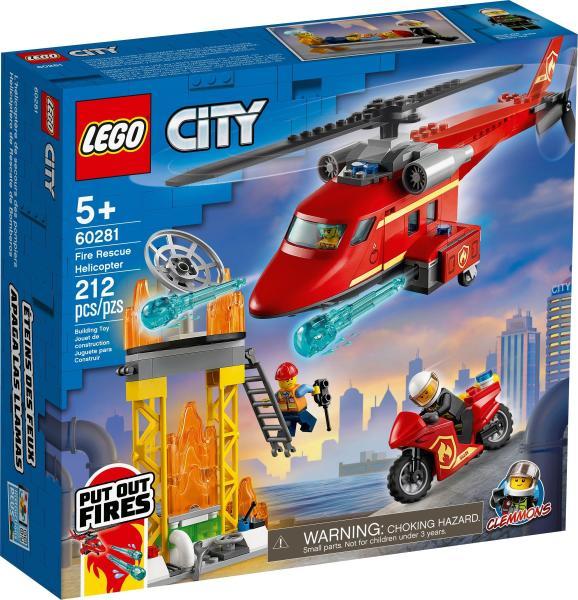 LEGO City Tűzoltó mentőhelikopter (60281) - Figurák Lego
