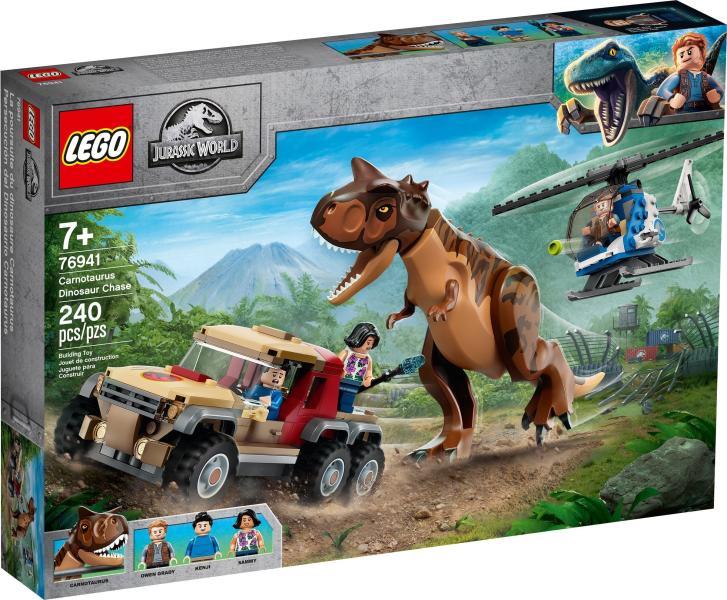 LEGO Jurassic World Carnotaurus dinoszaurusz üldözés (76941)