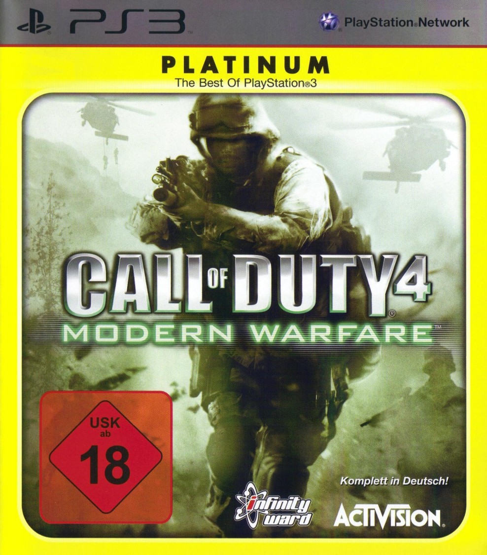 Call of Duty 4 Modern Warfare (Platinum, német)