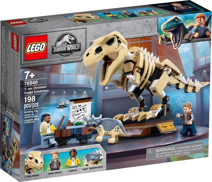 LEGO Jurassic World T Rex dinoszaurusz őskövület kiállítás (76940) - Figurák Lego