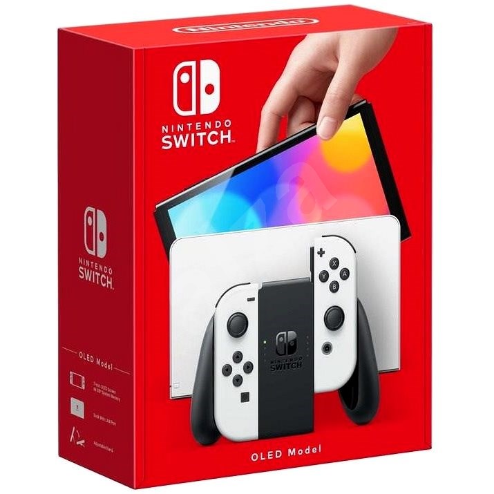 Nintendo Switch OLED 2db Fehér Joy Connal (2024.04.18-ig garanciális)