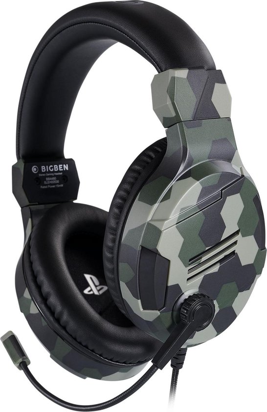 NACON Stereo Gaming Headset V3 (PS4/PS5) (Green Camo)