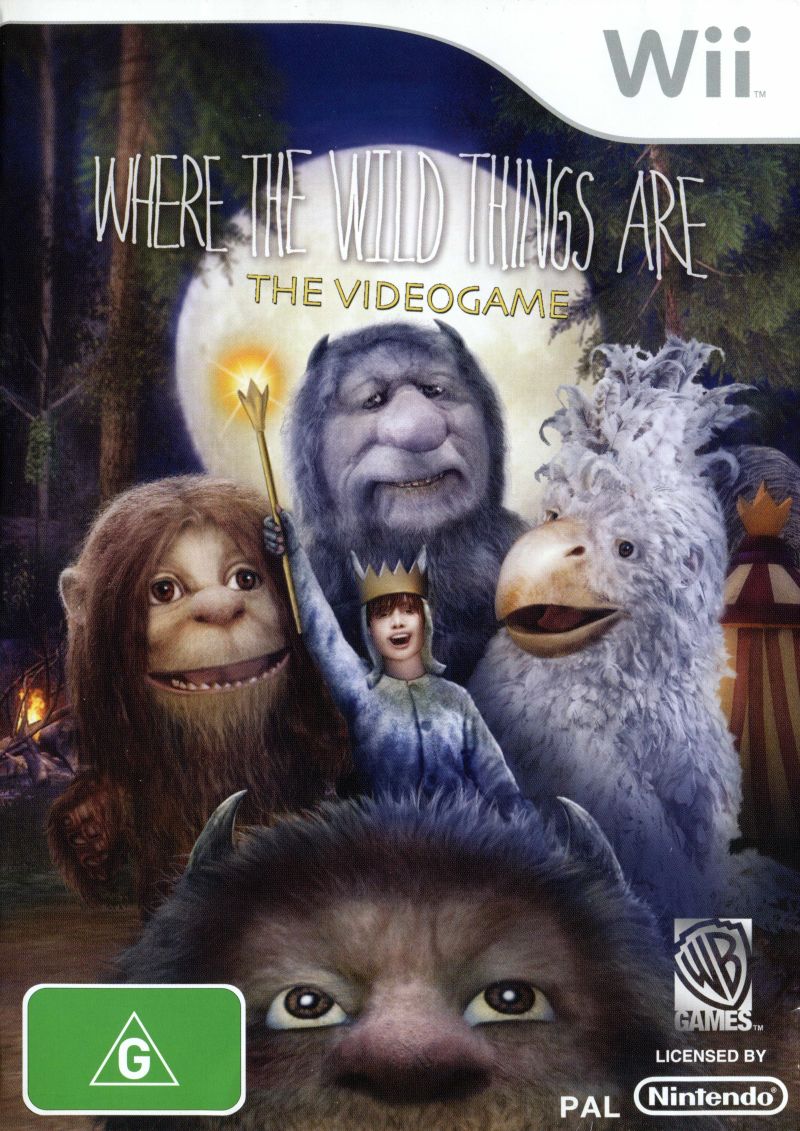 Where The Wild Things Are The Videogame - Nintendo Wii Játékok