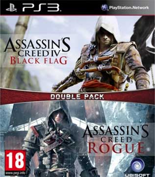Assassins Creed Black Flag + Rogue Double Pack - PlayStation 3 Játékok