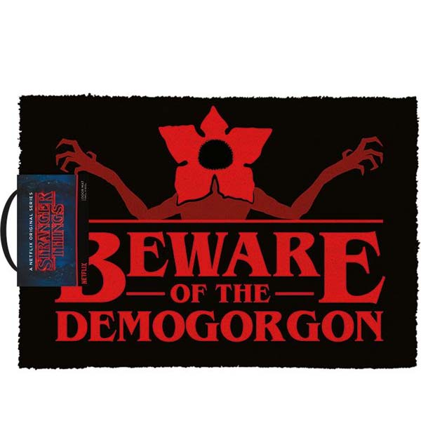 Stranger Things Beware of the Demogorgon Lábtörlő