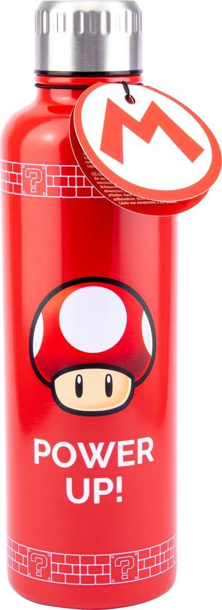 Super Mario Power Up vizeskulacs - Ajándéktárgyak Bögre