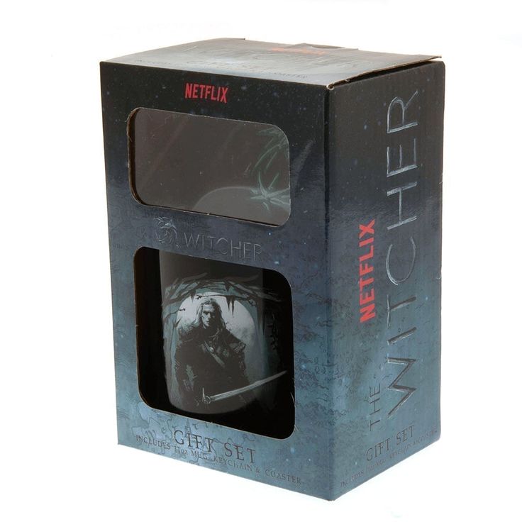 Netflix The Witcher ajándékcsomag (bögre, kulcstartó, poháralátét)
