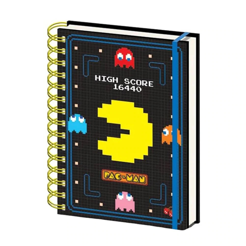 Pac Man fűzött jegyzetfüzet (A5)