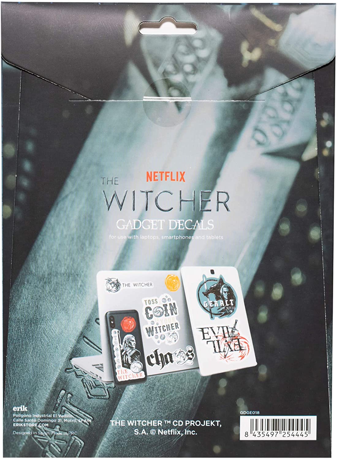 Netflix The Witcher matricacsomag (laptopra, telefonra, tabletre)