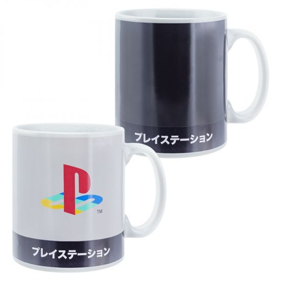 PlayStation Heritage XL hőre változó bögre - Ajándéktárgyak Bögre