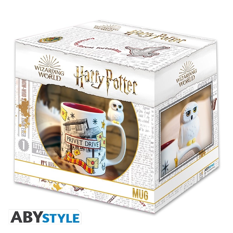 Harry Potter Privet Drive Hedwig 3D bögre - Ajándéktárgyak Bögre