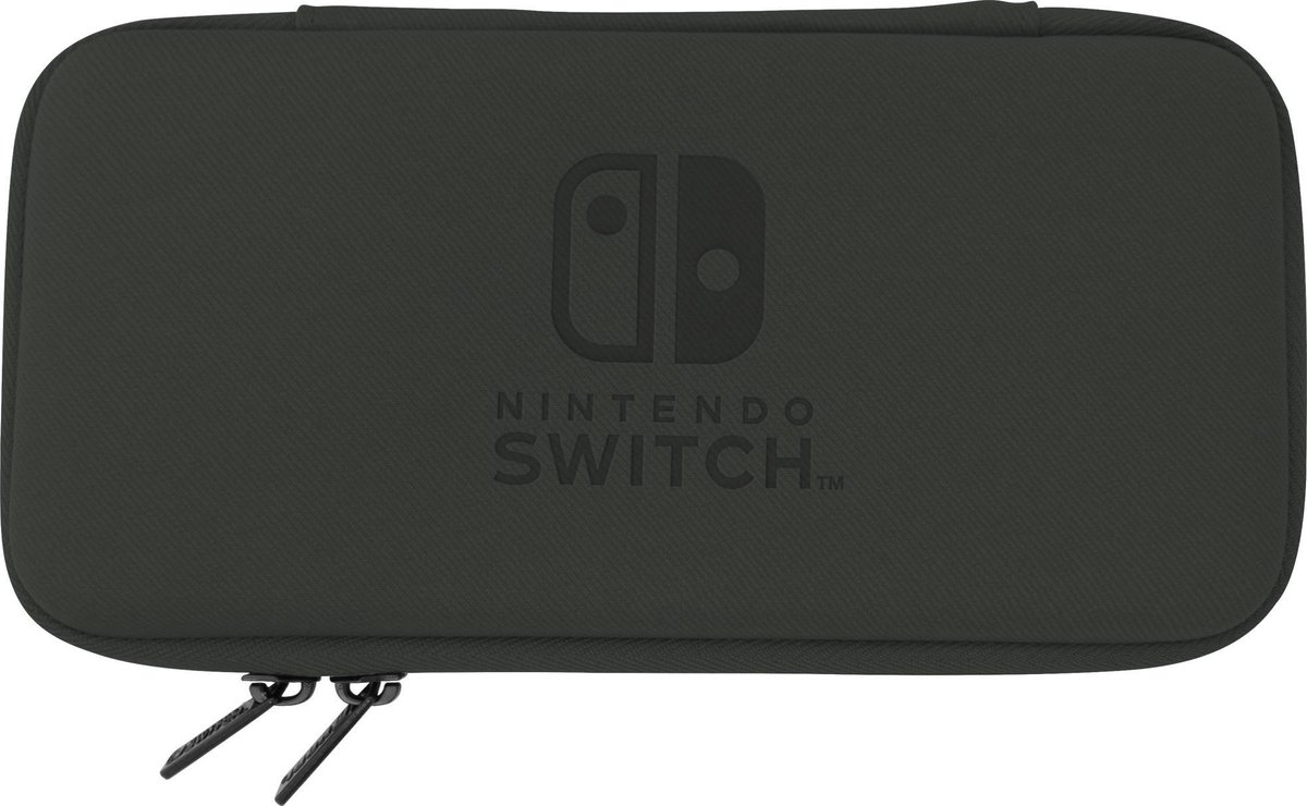 Nintendo Switch Lite Hard Pouch (fekete/sárga) - Nintendo Switch Kiegészítők