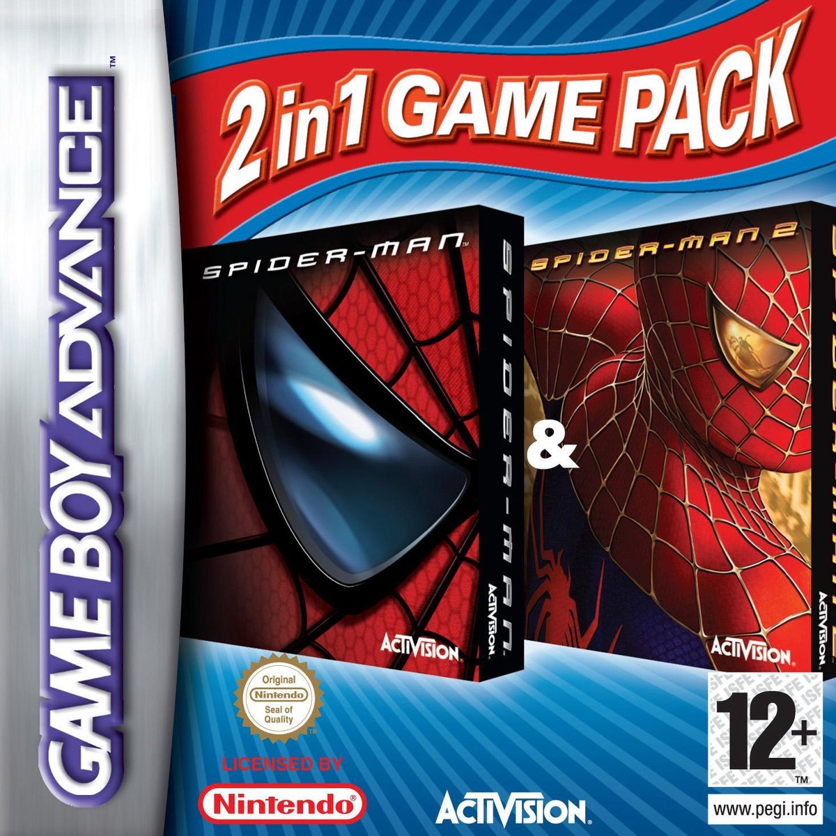 Spider Man 2 in 1 Game Pack (CIB) - Game Boy Advance Játékok