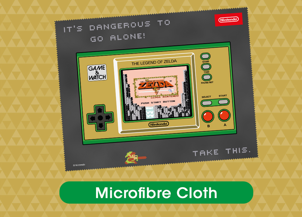 The Legend of Zelda Game and Watch mikroszálas törlőkendő