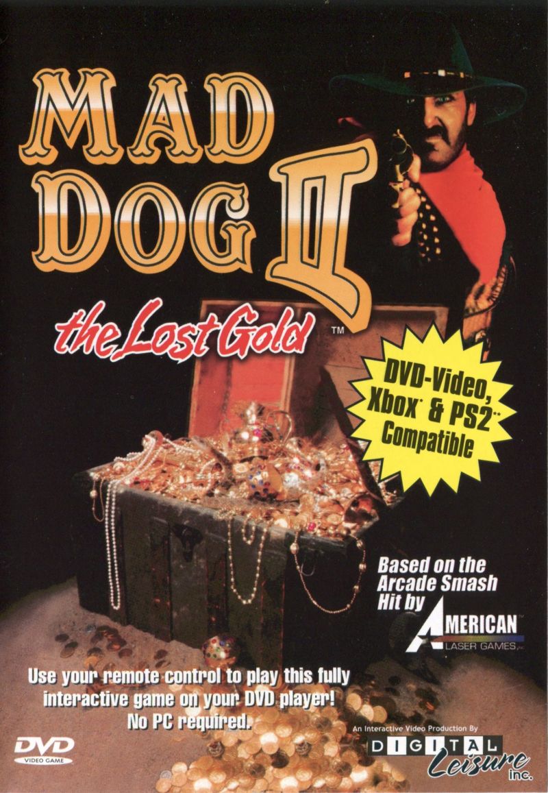 Mad Dog 2 The Lost Gold (DVD, PS2, Xbox kompatibilis)