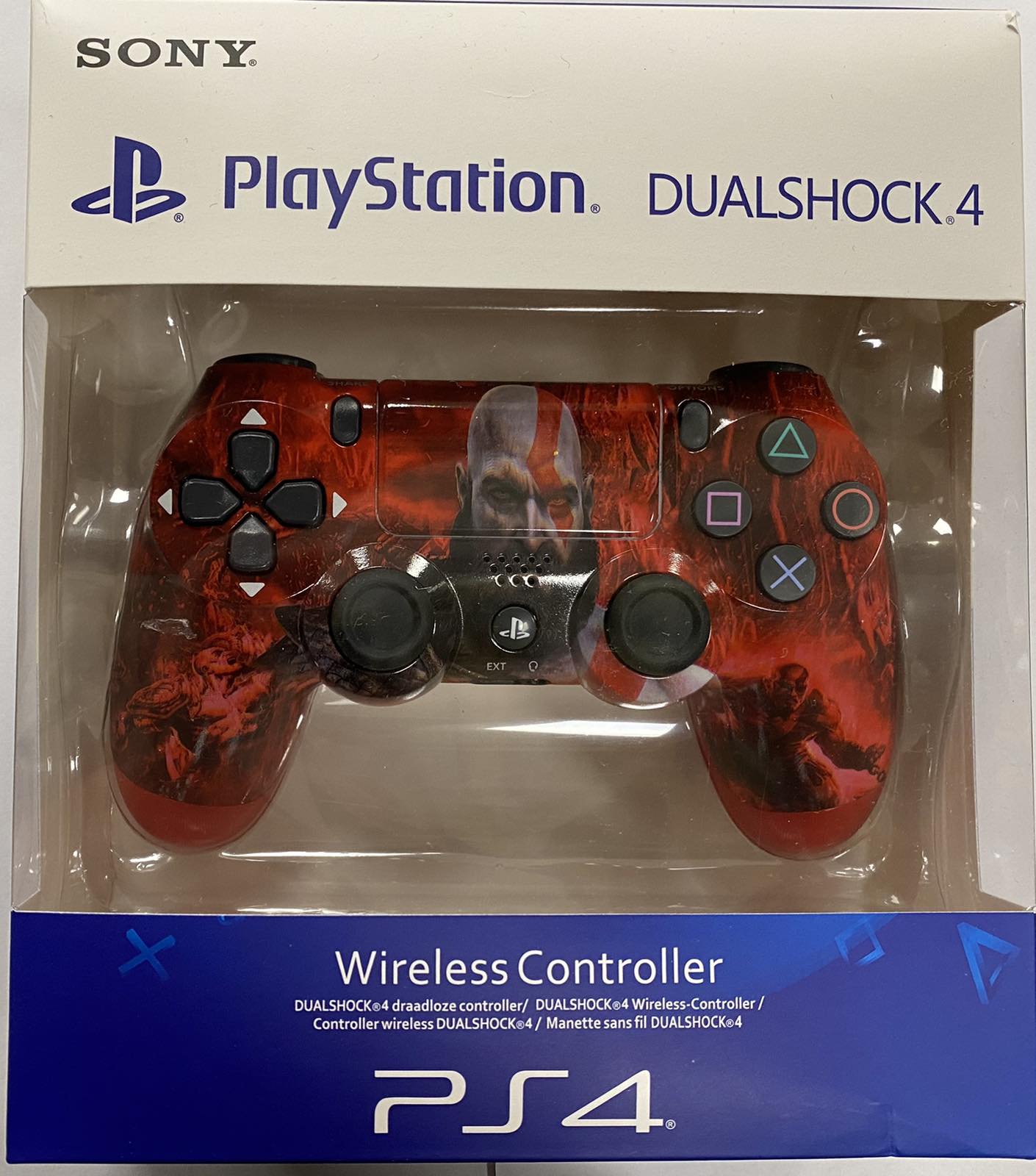 DualShock 4 V2 Wireless Controller (God of War Kratos)