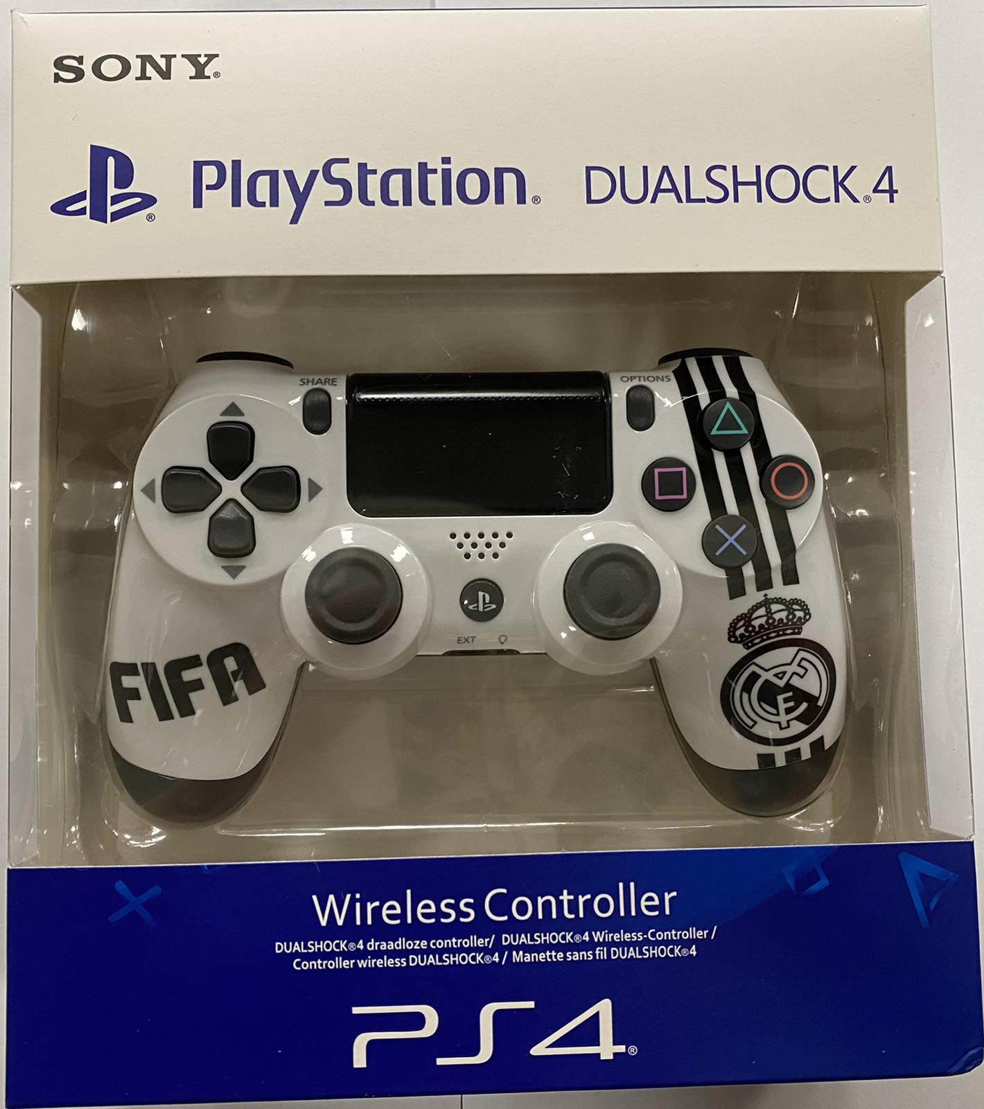DualShock 4 V2 Wireless Controller (FIFA Real Madrid) - PlayStation 4 Kontrollerek