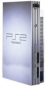 PlayStation 2 Fat Satin Silver (fekete kontrollerrel)