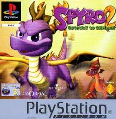 Spyro 2 Gateway to Glimmer (Platinum, német, törött tok) - PlayStation 1 Játékok