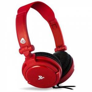 4Gamers Pro4-10 Stereo Gaming Headset (piros) - PlayStation 4 Kiegészítők