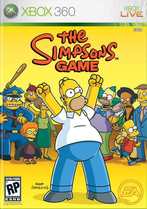 The Simpsons The Game (német) - Xbox 360 Játékok