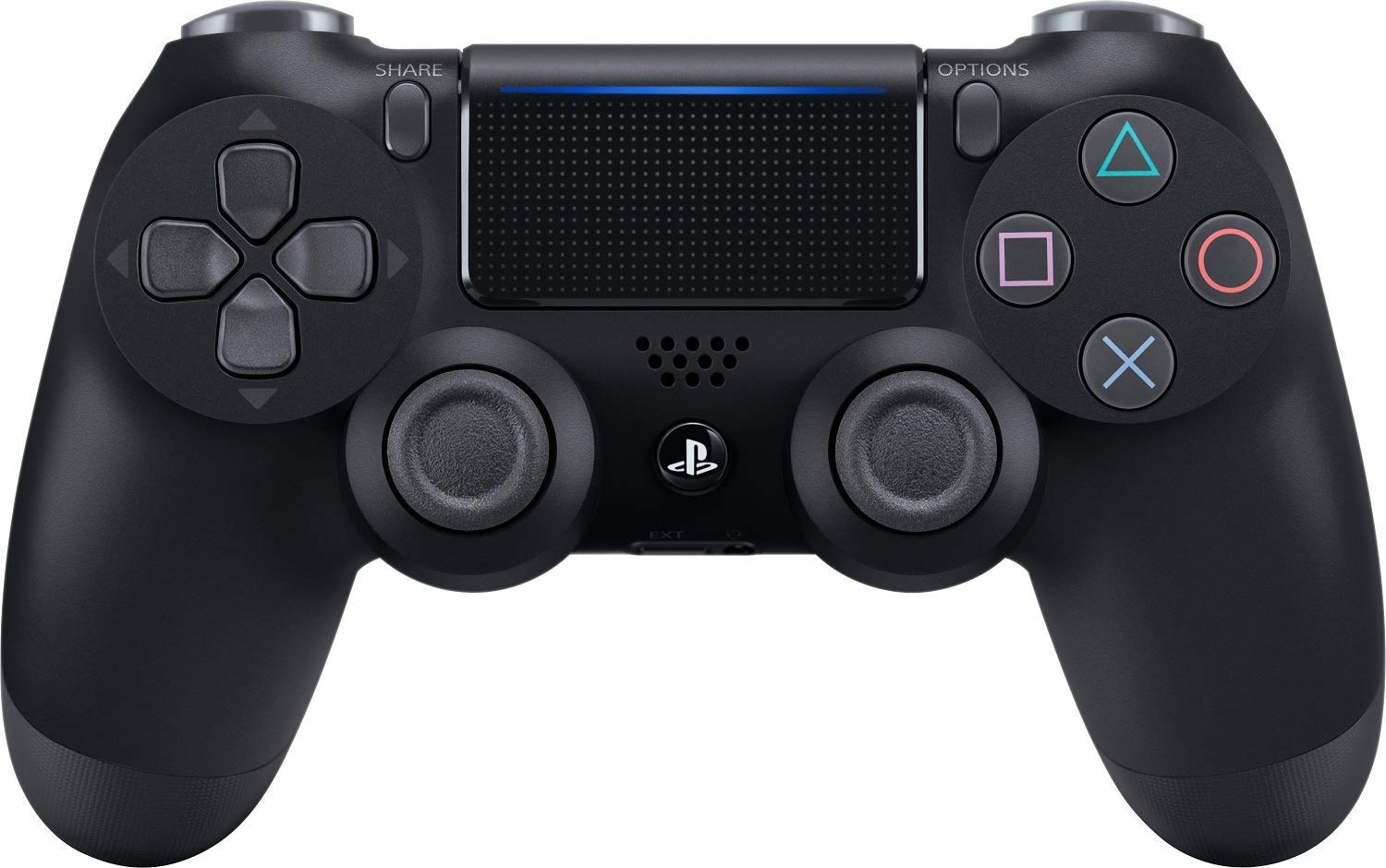 Sony Playstation 4 Dualshock 4 Wireless Controller Jet lack (Refurbished/felújított) - PlayStation 4 Kontrollerek