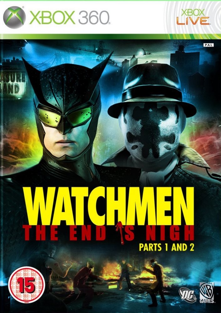 Watchmen The End is Nigh Part 1 and 2 (német tok) - Xbox 360 Játékok