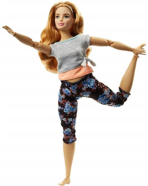Barbie hajlékony jógababa hosszú hajjal