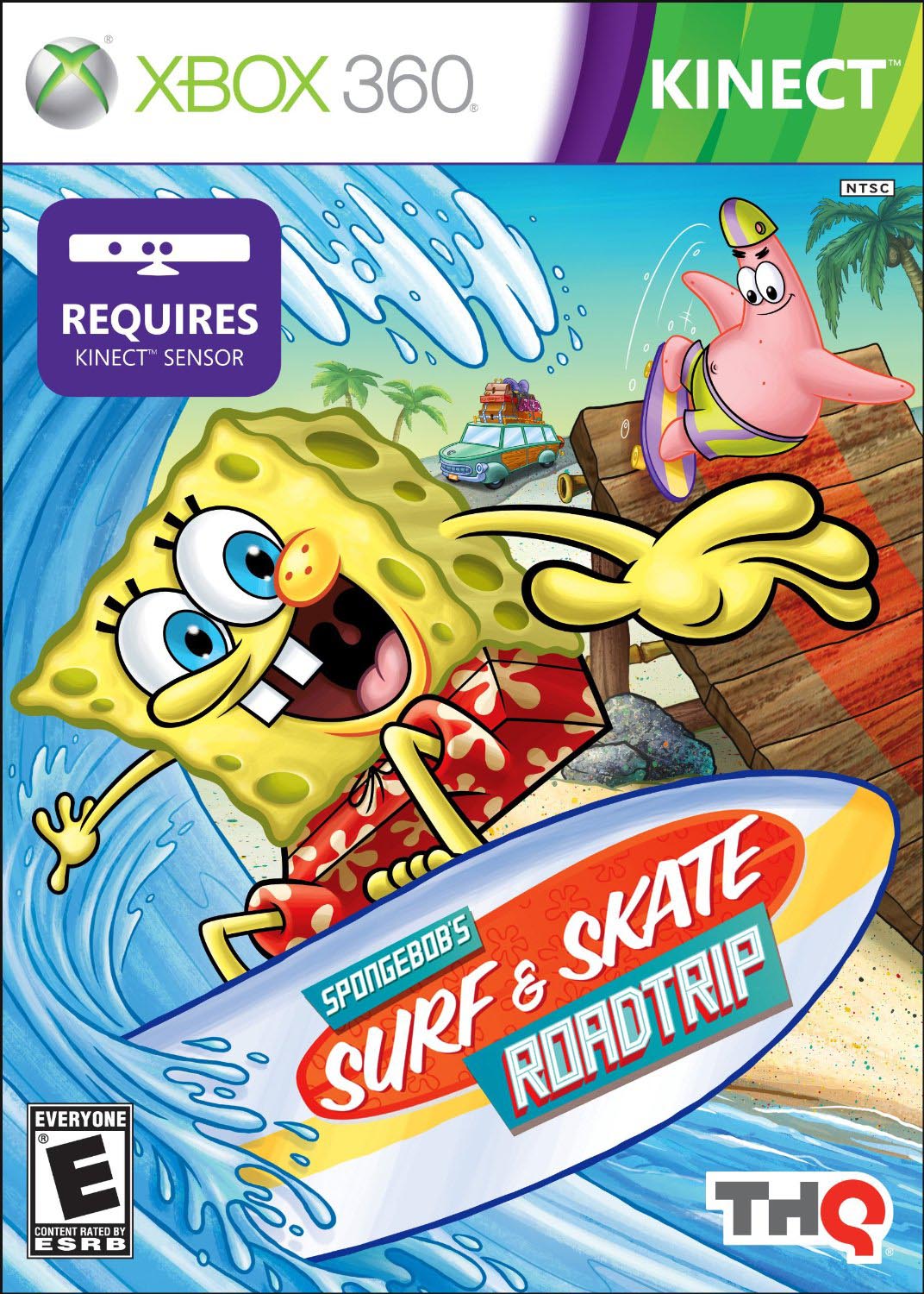 Spongebob Surf and Skate Roadtrip Kinect - Xbox 360 Játékok