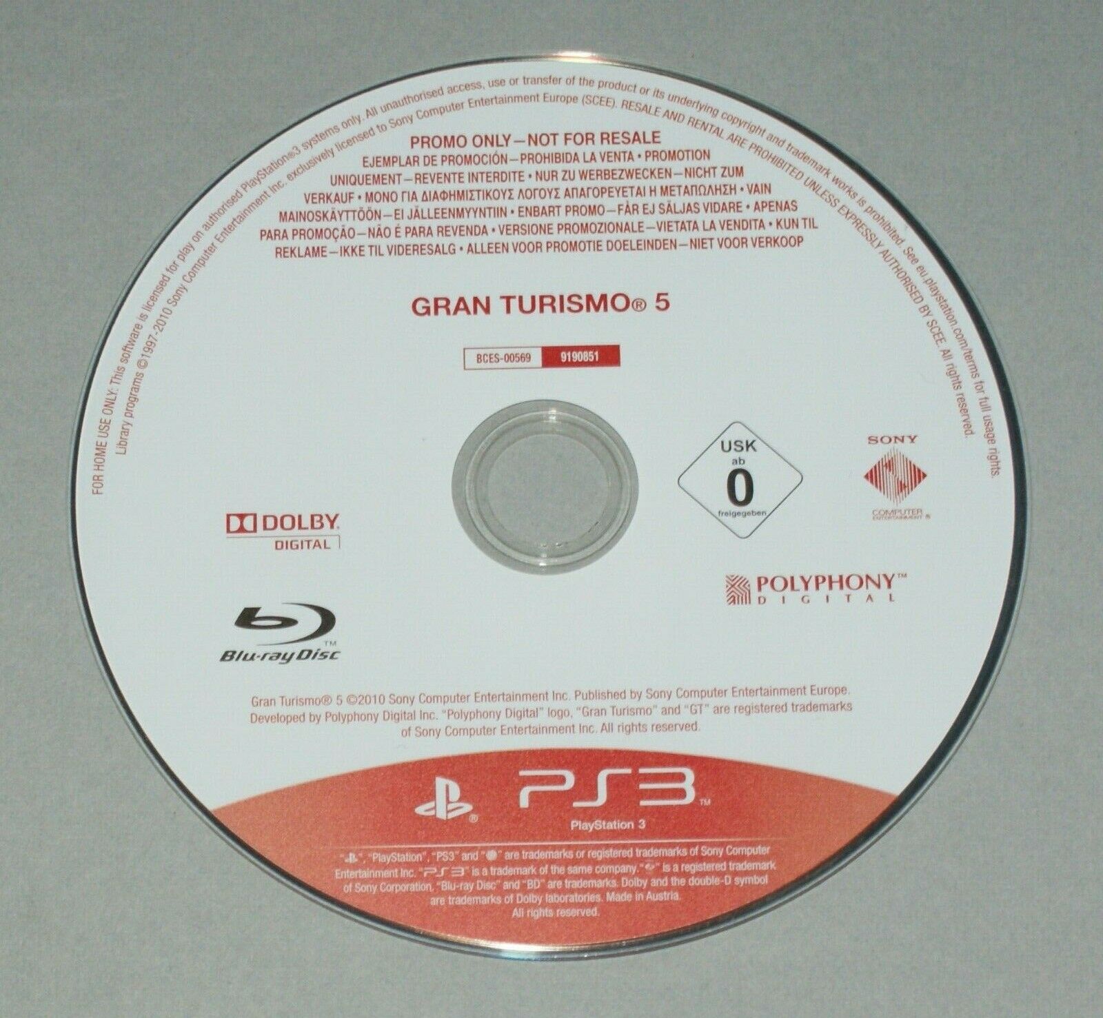 Gran Turismo 5 (promo) - PlayStation 3 Játékok