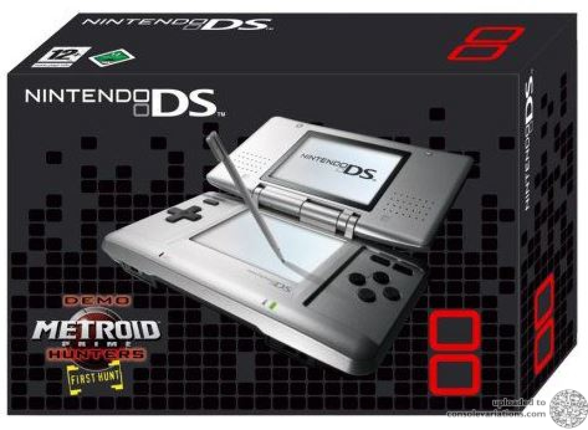 Nintendo DS Metroid Prime Hunters First Hunt Demo Edition (dobozos, pixelcsíkos kijelzőkkel)