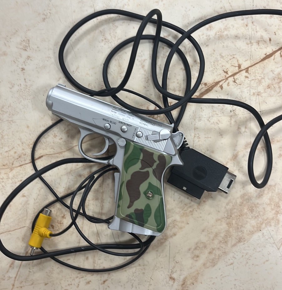 Light Gun PlayStation 1-2 konzolokhoz (camo) - PlayStation 2 Kiegészítők