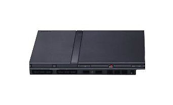 PlayStation 2 Slim Charcoal Black (utángyártott kontrollerrel)