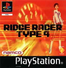 Ridge Racer Type 4 (törött tok, kiskönyv nélkül) - PlayStation 1 Játékok