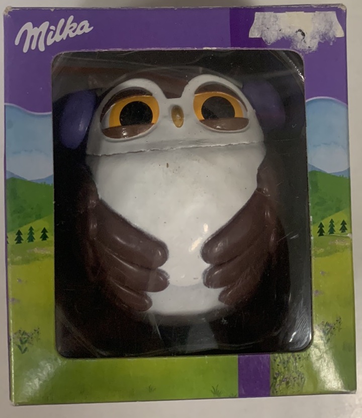 Milka promóciós porcelán bagolyfigura (PRO7017)