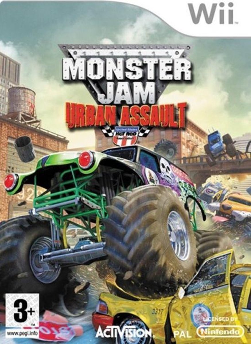 Monster Jam Urban Assault - Nintendo Wii Játékok