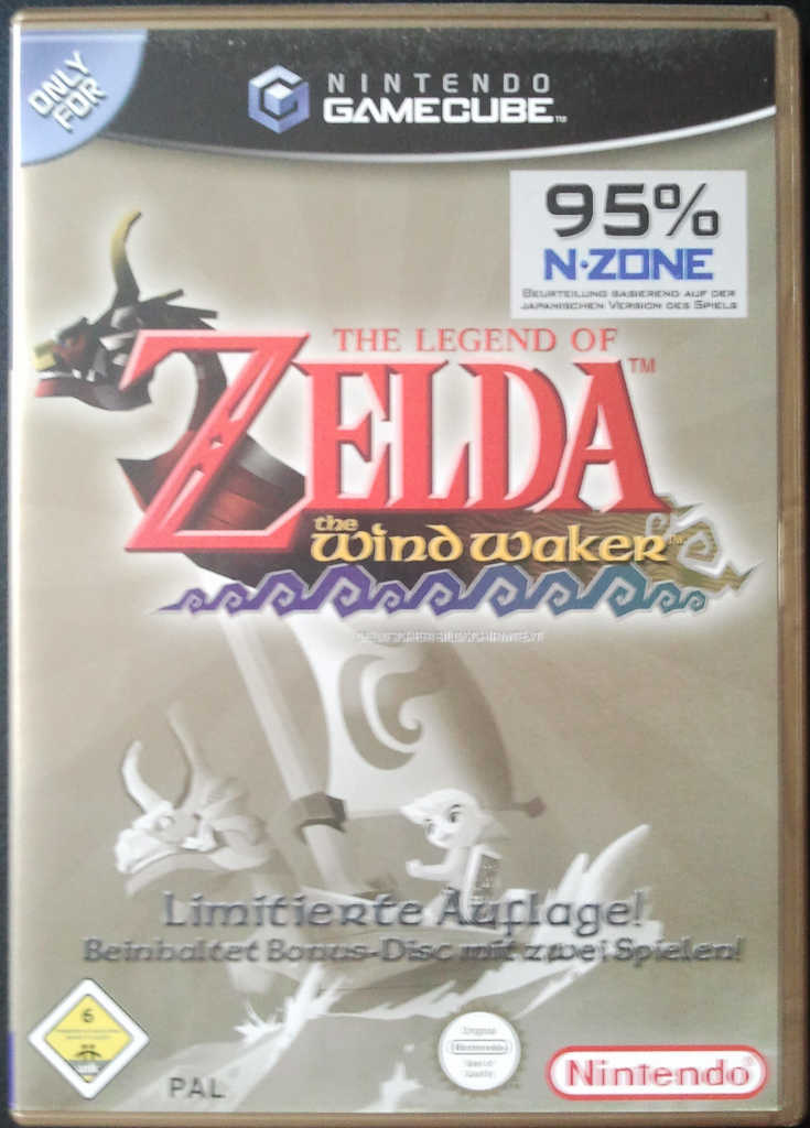 The Legend of Zelda Wind Waker (Limited Edition) (német tok)