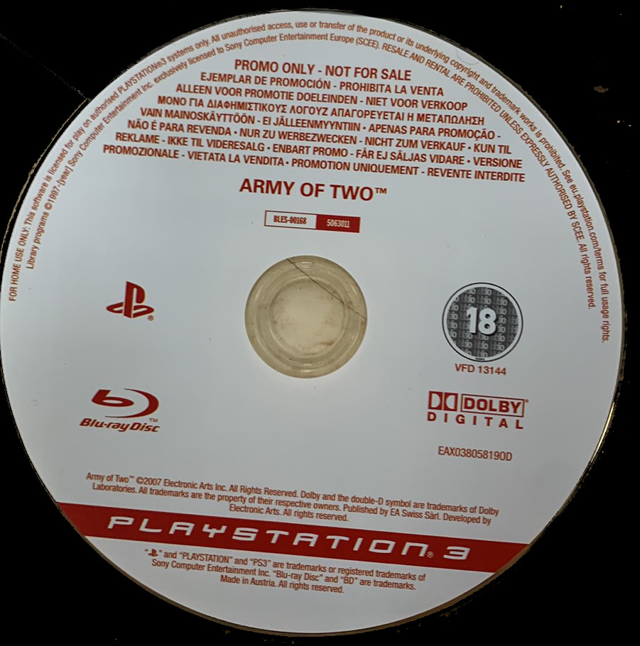 Army of Two (promo) - PlayStation 3 Játékok