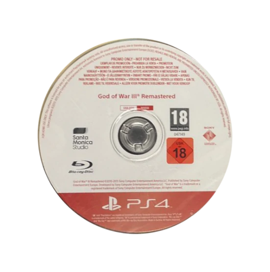 God of War 3 Remastered (promo) - PlayStation 4 Játékok