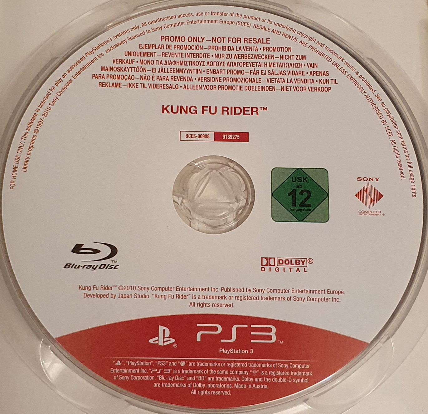 Kung Fu Rider (promo) - PlayStation 3 Játékok