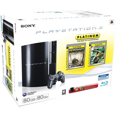 PlayStation 3 80GB Best of Platinum Pack (CIB, enyhén ázott doboz) - PlayStation 3 Gépek