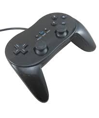 Nintendo Wii Classic Pro Controller (fekete) (OEM) - Nintendo Wii Kiegészítők