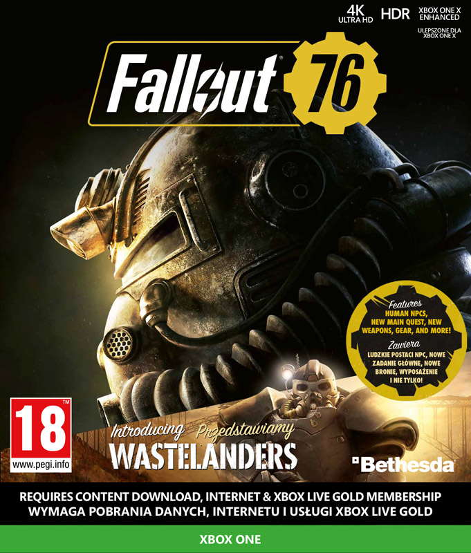 Fallout 76 Wastelanders - Xbox One Játékok