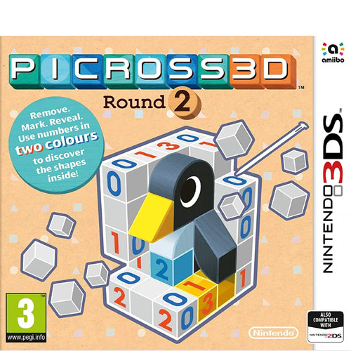 Picross 3D: Round 2 - Nintendo 3DS Játékok