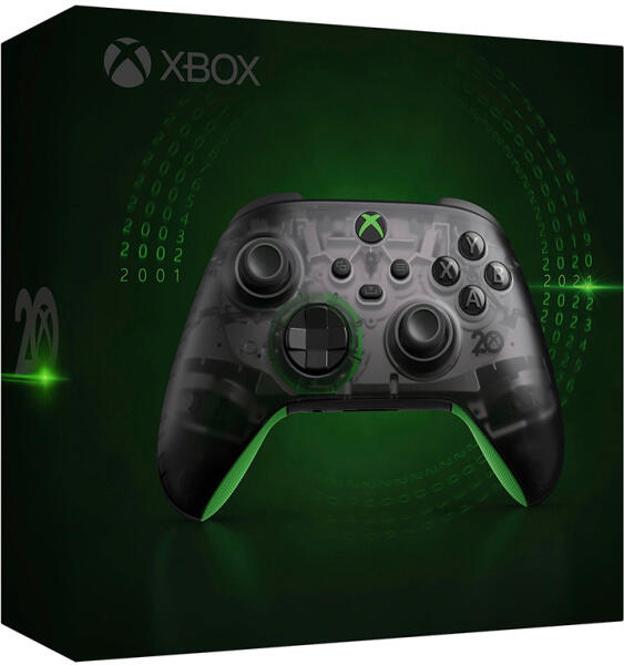 Microsoft Xbox Series X/S 20th Anniversary Special Edition Wireless Controller (Venom akkumulátorral) (QAU-00045) (Xbox One kompatibilis) - Xbox Series X Kontrollerek