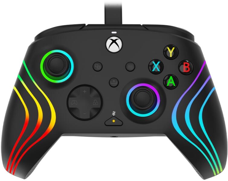 PDP Afterglow Wave Black Wired Controller (Xbox One Kompatibilis)