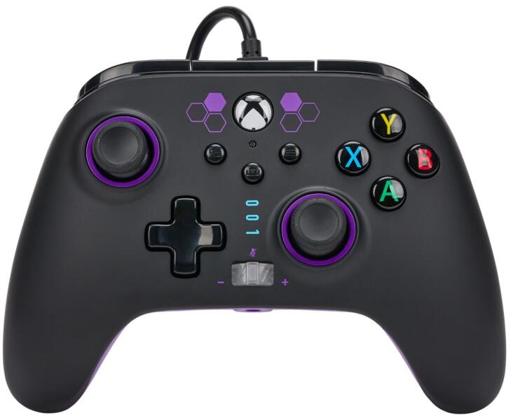 PowerA EnWired Xbox Series X|S One PC Purple Hex (1524525-01) Controller - Xbox One Kontrollerek