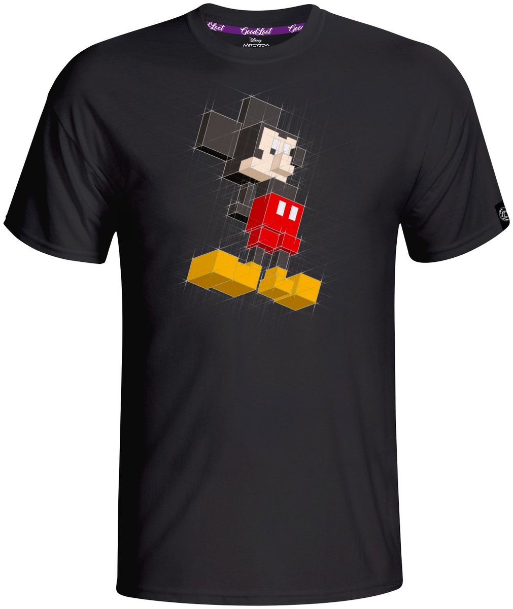 Mickey Mouse Pixels póló (XL) - Ruházat Pólók