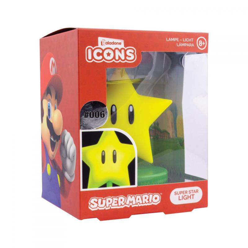 Super Mario - Super Star icon light - Ajándéktárgyak Lámpa