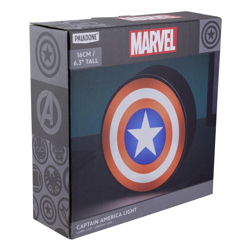 Marvel Captain America Box Light - shield (16 cm) 